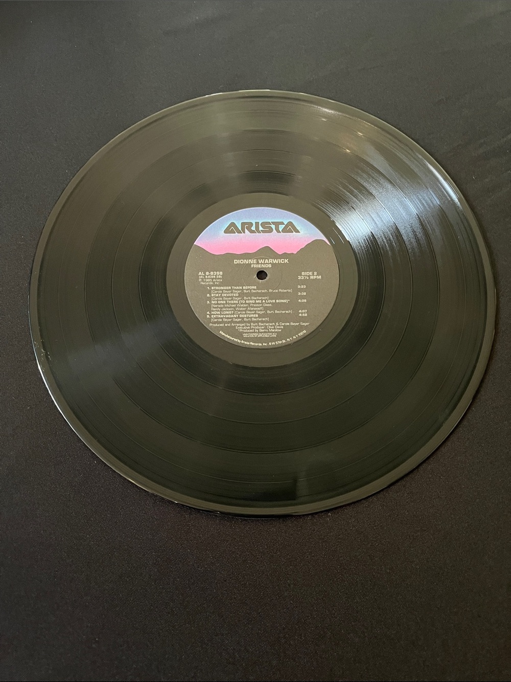 Dionne Warwick – "Friends" Vinyl Record - Picture 6 of 6